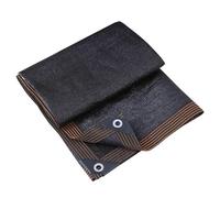 Tende da Sole Rete Termica Schermante Ombreggiante per Giardino Piante Serra Rete Telo Ombra 5x8 Protezione Raggi UV 90%-95% Giardino, Patio, Pergola, Cortile-Sabbia,black-6x6m