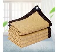 Tende da Sole Rete Termica Schermante Ombreggiante per Giardino Piante Serra Tessuto Ombreggiante Pergole Parasole 90% Anti-UV Occhielli per La Privacy Giardino Patio Frangivento,beige-3x2m