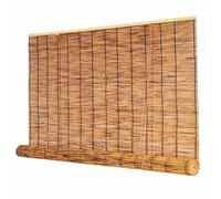 Tende di Canna Arella Bamboo da Esterno Cannette Canniccio Stuoia Recinzione Decorativa per Giardino Terrazzo Balcone Fatto a Mano(W32xH72in)