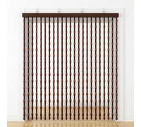 Tende Di Perline Legno Retro, Legno Naturale Di Bambù, Tende Anti Mosche, In Bambù, A 25-61 Righe, Decorazione E Divisorio Stanze, Per La Interni, Stanza Finestra