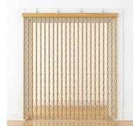 Tende Di Perline Legno Retro, Legno Naturale Di Bambù, Tende Anti Mosche, In Bambù, A 25-61 Righe, Decorazione E Divisorio Stanze, Per La Interni, Stanza Finestra