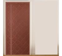 Tende divisoria for isolamento termico domestico e dal freddo da appendere alla porta in cotone invernale magnetica autoassorbente(C,100x220cm)