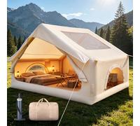 Tende gonfiabili per campeggio, tenda gonfiabile per 4 persone con pompa