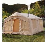 Tende Gonfiabili per Campeggio, Tenda Gonfiabile per 5-8 Persone con Pompa a Mano, 4 Stagioni con Jack per Stufa, Borsa Portaoggetti, Facile da Costruire,002