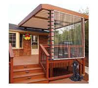Tende impermeabili antivento per pergola per esterni, spessore 0,3 mm, con occhielli, resistenti, 400 g/m², 3 x 2,5 m
