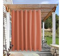 Tende impermeabili da esterno con anelli oscuranti antivento per gazebo e patio, 1 pannello vibrante ge 210 x 230 cm ideale per giardino privacy e protezione solare
