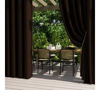 Tende impermeabili da esterno con occhielli, confezione da 2, per giardino, patio, privacy, resistenti alle intemperie, oscuranti, per balcone, pergolato (70 x 120 cm)