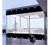 Tende impermeabili in PVC resistente con cerniera, pannelli laterali trasparenti personalizzabili, 700 g/m2, H2.1xL9m/H6.8xL29.1.5 m