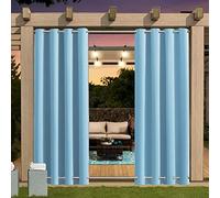 Tende impermeabili per esterni con occhielli (superiore e inferiore), 1 pezzo, isolanti, per la privacy, per patio, balcone, giardino, 24 colori disponibili, dimensioni B213 x H259 cm