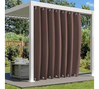 Tende impermeabili per esterni, resistenti alle intemperie, con occhielli, isolate termicamente per la privacy, per patio o portico,