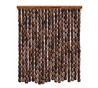 Tende in bambù naturale, fatte a mano, da appendere, per decorare la casa, zanzariere, pannelli 110 fili (110 x 170 cm) per patio, cucina, balcone, armadio porta