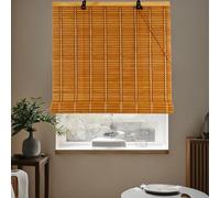 Tende in bambù per finestre,90x160cm Tende a pacchetto verticali Rétro,Tapparella Avvolgibile Bamboo,Filtraggio della Luce Schermata Privacy per Soggiorno Camera da Letto Ufficio