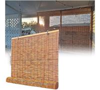 Tende in bambù tessute a mano personalizzate per pergolato esterno Tenda da sole naturale e protezione della privacy tende a pacchetto per interni/finestre/porte Decor