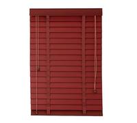 Tende in legno di sequoia da 50 mm, orizzontali, impermeabili, veneziane, per cucina e bagno, EasyFit, oscuranti, privacy e stile