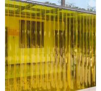 tende in PVC, Kit completo for tenda a strisce in PVC arancione, diverse misure(180cm-1.8mm,2.3m)