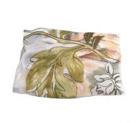 Tende in voile con design artistico con peonie per illuminare il tuo spazio per interni moderni (giallo)