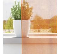 Tende in Voile con Occhielli 2 pz Arancio 140x245 cm