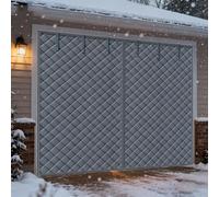 Tende Isolante Magnetica Per Garage Inverno Copertura Termica Antivento E Antirumore 3.0x2m 4.0x2.1m 4.3x2.7m Tende Isolante Per Porta Del Tessuto Oxford(Grigio,4.0x2.4M/13x8FT)