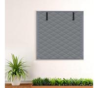 Tende Isolante per Finestre Contro Freddo e Rumore, Kit Coperta Termica e Paraspifferi, Pellicola Oscuranti per Camera Da Letto, Pannelli in Cotone 50-300 Cm per Acustico(Gray,60x90cm)