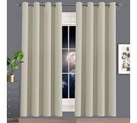 Tende isolate termicamente insonorizzate L 180 x H 220 cm impermeabile riduzione del rumore tende per camera da letto e soggiorno filtrano la luce tende da cucina