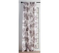 Tende Maison d'Hermine, tenda in 100% cotone, pannello singolo, facile da appendere con asta, tasca e passante per ufficio e soggiorno in stile r