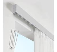 Tende moderne 2 in 1 con asta da 3,2 m Elegante divisorio biancoFiltro della luce Facile installazione Design elegante per la decorazione della camera da letto