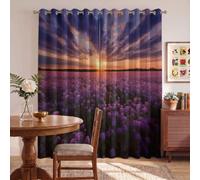 Tende Oscuranti Campi Lavanda Della Provenza Viola Per Camera Da Letto