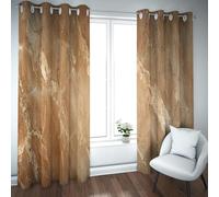 Tende oscuranti d'arte astratta moderna tende per finestre con texture kaki isolate termicamente per l'estate e l'inverno casa colonica stanza di fango extra larga W245xL300cm 2 pannelli