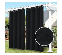 Tende oscuranti impermeabili da patio, con occhielli ponderati per la privacy esterna, per pergola e gazebo, resistenti alle intemperie, 1 pezzo, 287 x 233,7 cm, ideali per cortile e terrazza