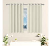 Tende Oscuranti per Interni 1 Pezzi 200 x 335 cm Poliestere Resistente, Termica Isolante Tende Soggiorno, Cucina per Finestra Soggiorno Camera da Letto Balcone, Beige