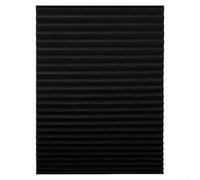 Tende oscuranti per la casa, design plissettato, realizzate in materiale non tessuto per un efficace blocco della luce e un ambiente traspirante, adatte per più stanze (nero, 60 x 180 cm)
