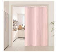 Tende Oscuranti per Porta, Tende Pieghevoli a Fisarmonica per Armadi Senza Porta Resistente all'Acqua Tenda Divisoria per Interni per Camera da Letto, Finestra, Bagno, Porta(Rosa,80x240cm)