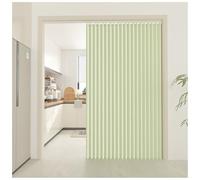 Tende Oscuranti per Porta, Tende Pieghevoli a Fisarmonica per Armadi Senza Porta Resistente all'Acqua Tenda Divisoria per Interni per Camera da Letto, Finestra, Bagno, Porta(Verde,120x220cm)