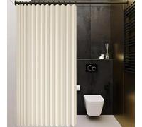 Tende Oscuranti per Porte a Fisarmonica 115 x 195 cm Impermeabile, Antispruzzo, Fisarmonica, Magnetica Anti-Spruzzi Tende Pieghevoli per Porte per Bagno, Camera da Letto, Beige