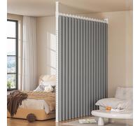 Tende oscuranti regolabili, altezza 210310 cm, facile installazione, divisorio grigio, larghezza 0,7 m 1,2 m, perfette per la privacy di casa o ufficio