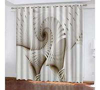 Tende Oscuranti Soggiorno Moderne Con Occhielli 2 Pezzi 3D Estensione Dello Spazio Creativo Motivo Tenda Oscurante Finestra Termica Isolante Per Camera Da Letto 140X160Cm Tende Per Interni