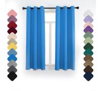 Tende oscuranti termiche ains, 1 set, altezza 180 x larghezza 160 cm, con occhielli nella parte superiore, ad alta efficienza energetica, blocco del calore e del freddo, riduzione del rumore, per