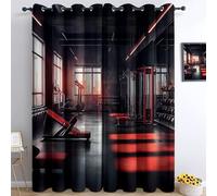 Tende Oscuranti Termiche Isolanti Camera da Letto Con Occhielli Illuminazione Della Palestra Grigio Scuro, Oscuranti Termiche Isolanti Per Soggiorno bambini, 140 x 245 cm