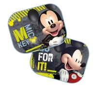 Tende parasole per auto da fissare al parabrezza, coperture con ventose, set 2 pezzi (Mickey Mouse 2)