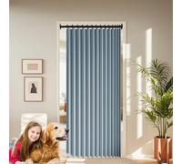 Tende per Armadio a Fisarmonica 140 x 170 cm Isolamento Termico, Blocco Della Luce, Stile Pieghevole Personalizzabile Tenda Bagno Doccia per Bagno, Camera da Letto, Blu