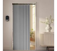 Tende per Armadio a Fisarmonica 155 x 185 cm Divisorio per Stanza, Isolamento Termico, per La Privacy Tende Plissettate Divisorie per Camera da Letto, Bagno, Grigio