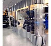 Tende per autolavaggio, Tenda a Pannello in Vinile Trasparente Resistente per Esterni, Patio e autolavaggio Industriale, teloni Resistenti per autolavaggio, 4,5x2,4 m/14,8x7,9 Piedi, Tenda g