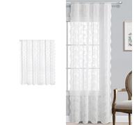 Tende per finestre a pizzo trasparente per la camera da letto del soggiorno