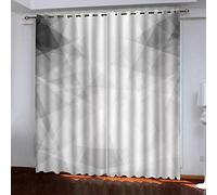 Tende Per Interni Stampa Geometrica In Bianco E Nero Tende Oscuranti Termiche Isolanti 2 Pezzi Tende Camera Da Letto Cucina Cameretta Salotto Interni Decorativa Tenda Con Occhielli L 220 X A 210 cm