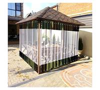 Tende per portico da esterno ispessite, telone impermeabile con occhielli da 1,5 cm, pannelli laterali per pergola, 2 x 2 m, perfette per la privacy e l'ombra del patio