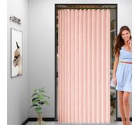 Tende Pieghevoli Magnetiche 205 x 135 cm Divisorio per Stanza, Isolamento Termico, per La Privacy Tende Pieghevoli a Fisarmonica per Camera da Letto, Soggiorno, Rosa