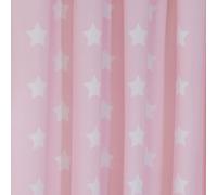 Stars Rosa & Bianco Foderato Tende Camera da Letto Cameretta Bambini 183cm