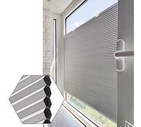 Tende Plissettate a Nido D'ape 50cm 55cm 60cm 65cm 70cm 75cm 80cm 85cm 90cm 95cm Di Larghezza,Tenda Plissettata a Nido D'ape Oscurante,Tende Termiche/Di Protezione Dal Sole,W×H-55x100cm/21.7*39.4in