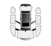 Tende Protezione Auto Block Raggi UV Copertura Completa Tende Sole Protezione Solare Finestra Parasole Copertura Per Toyota Per Land Per Cruiser Per Prado 120 LC120 FJ120 2003-2008 2009(All Sunshades)