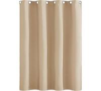 Tende Soggiorno 1 Pezzi, 80 x 130 cm Tende Moderne con Anelli per Soggiorno Tende Dritte con Passanti Morbide, Poliestere Antirumore per Casa Soggiorno e Salotto, Color Crema